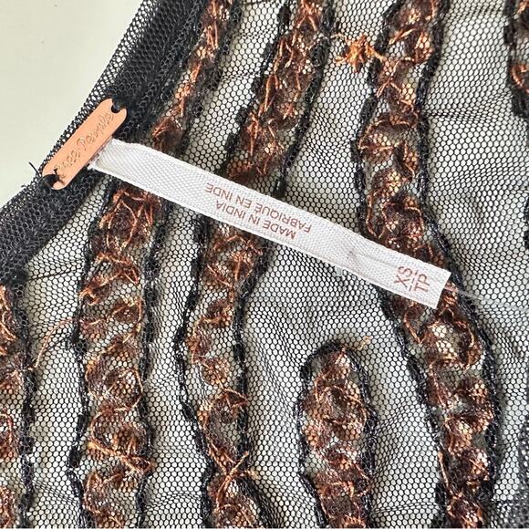 NWT Free People Head Turner Sequined One Shoulder Tank - Picture 15 of 16